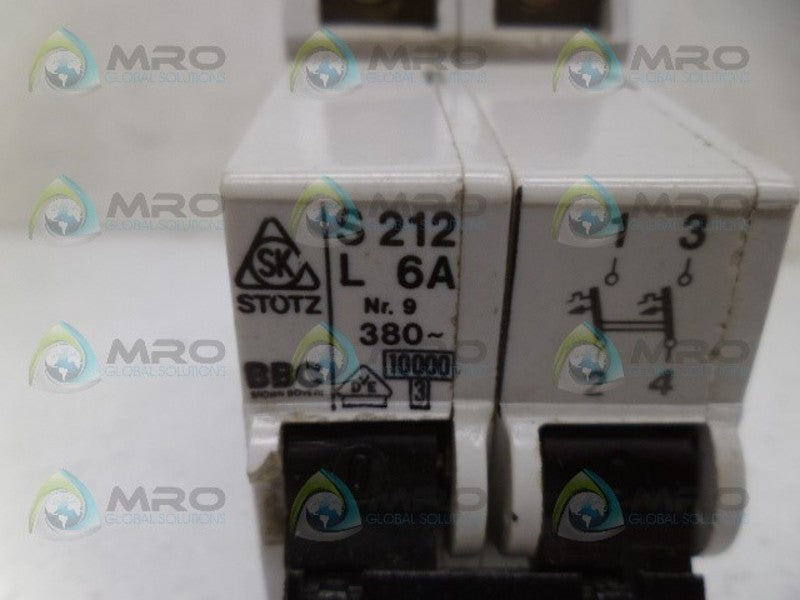 BBC S212L6A CIRCUIT BREAKER UNMP