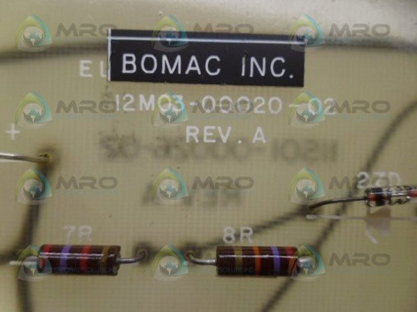 ELECTRO-FLYTE 12M03-00020-02 VOLTAGE BOARD UNMP