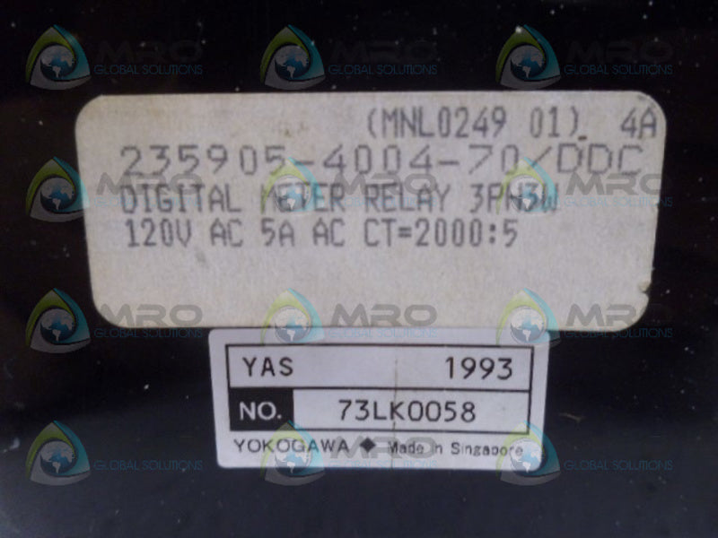 YOKOGAWA 73LK0058 MODULE UNMP