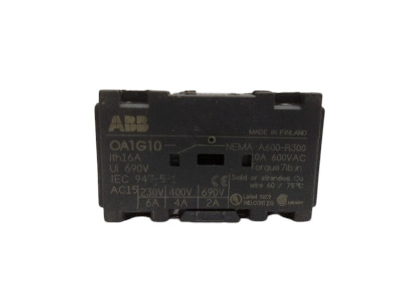 ABB OA1G10 AUXILIARY CONTACT UNMP