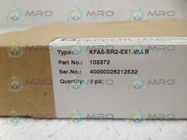 PEPPERL+FUCHS KFA5-SR2-EX1.W.LB ISOLATOR NSMP