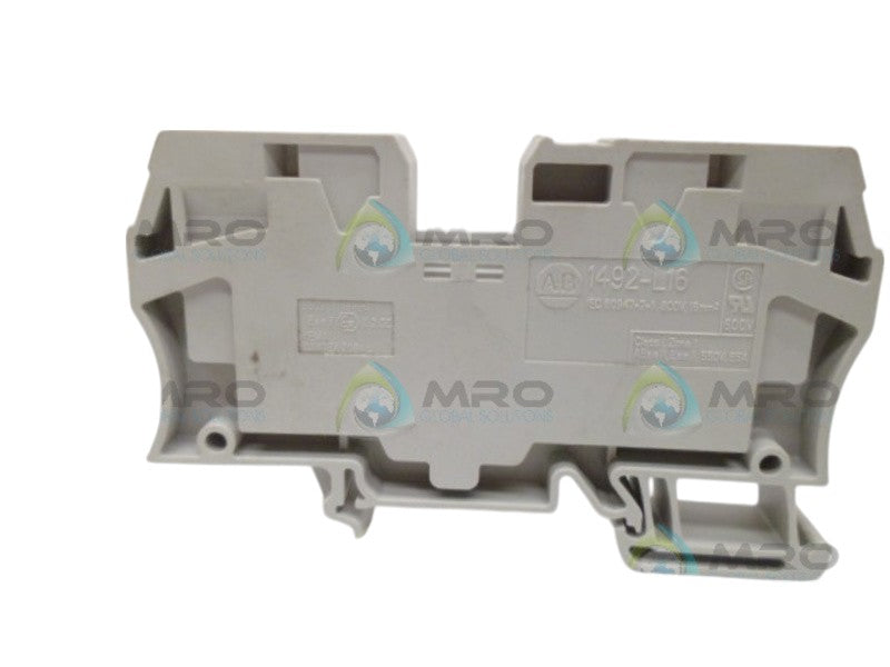 ALLEN BRADLEY 1492-L16 TERMINAL BLOCK UNMP