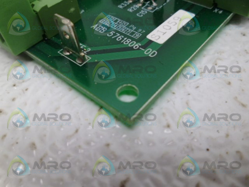 ABB 5761806-0D CIRCUIT BOARD UNMP