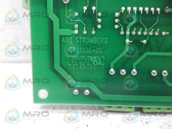 ABB 5761806-0D CIRCUIT BOARD UNMP