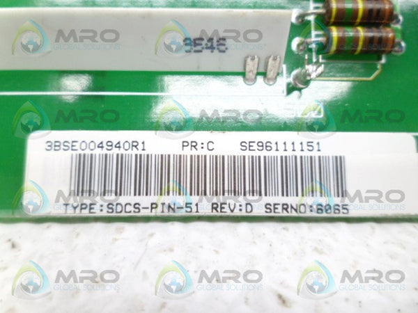 ABB 3BSC004940R1 CIRCUIT BOARD UNMP