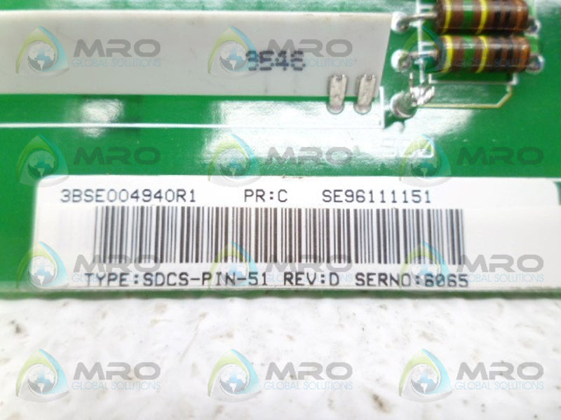 ABB 3BSC004940R1 CIRCUIT BOARD UNMP