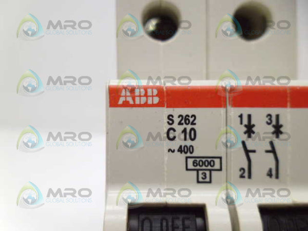 ABB S262C10 CIRCUIT BREAKER UNMP