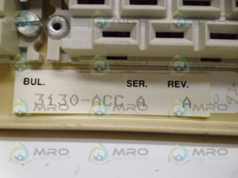 ABB 3130-ACC TERMINAL BLOCK ASSEMBLY NSNP
