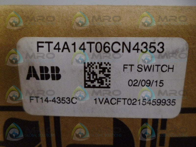 ABB FT4A14T06CN4353 SWITCH NSFS