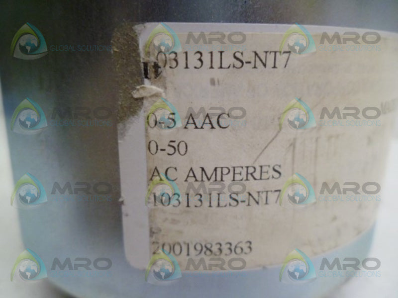 YOKOGAWA 103131LS-NT7 PANEL METER 50A NSMP