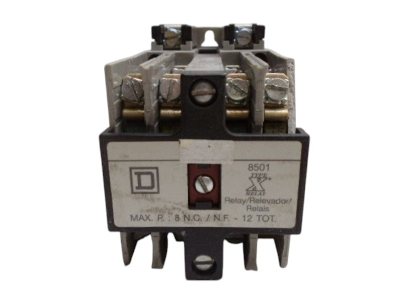 SQUARE D 8501X080 CONTROL RELAY UNMP