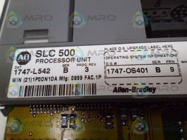 ALLEN BRADLEY 1747-L542 SER. B F/W 9 NSNP