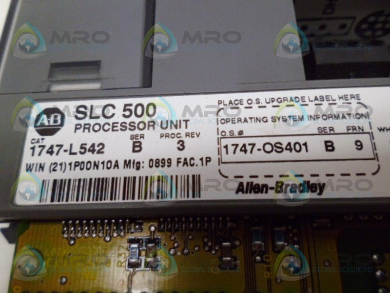 ALLEN BRADLEY 1747-L542 SER. B F/W 9 NSNP