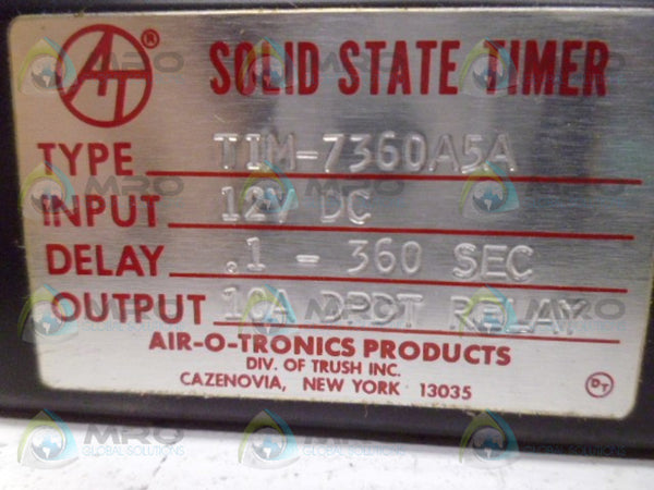 AIR-O-TRONICS TIM-7360A5A SOLID STATE TIMER NSNP
