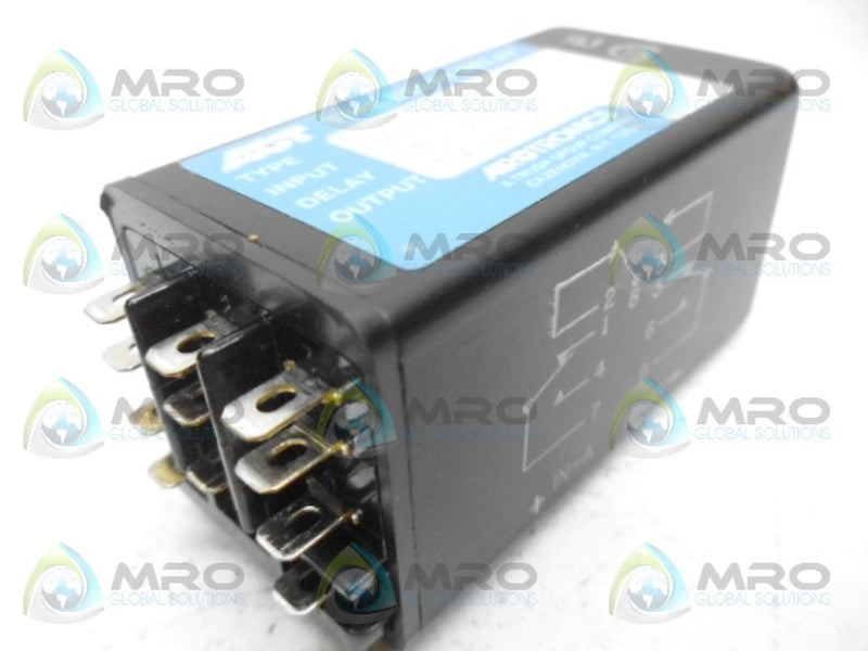 AIROTRONICS TDQ4A360A5ATP TIME DELAY RELAY .2-360 SEC. NSNP