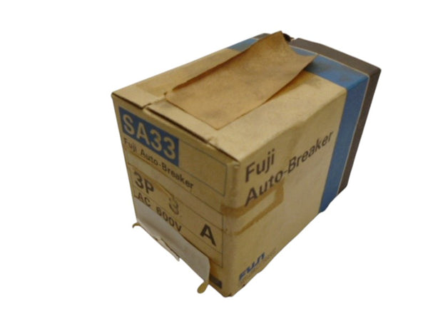 FUJI ELECTRIC SA33 CIRCUIT BREAKER 3P 3A NSMP