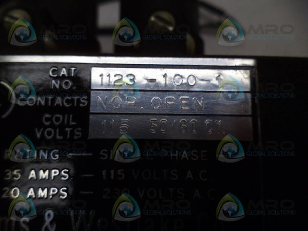 ADLAKE 1123-100-1 RELAY NSNP