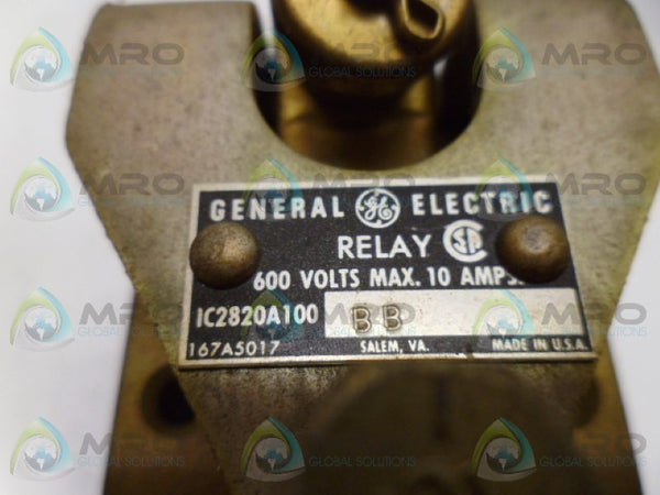 GE IC2820A100BB RELAY UNMP