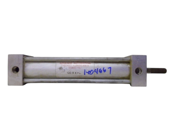 ADVANCE AUTOMATION 120X4FC PNEUMATIC CYLINDER UNMP