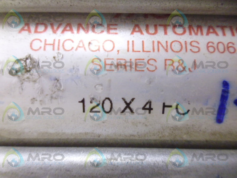 ADVANCE AUTOMATION 120X4FC PNEUMATIC CYLINDER UNMP