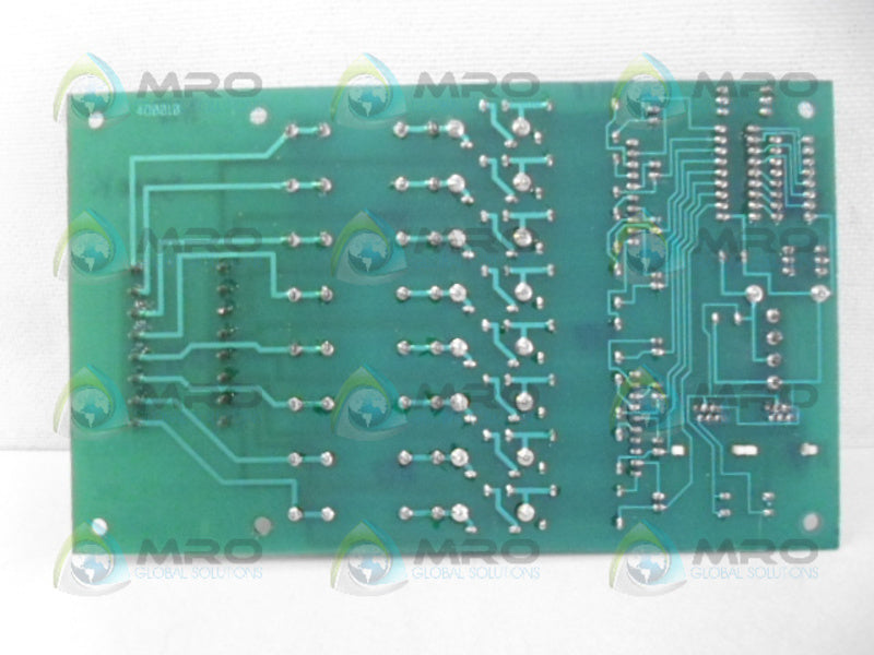 ADVANCED CONTROLS AND MEASUREMENTS AC108 RELAY BOARD UNMP