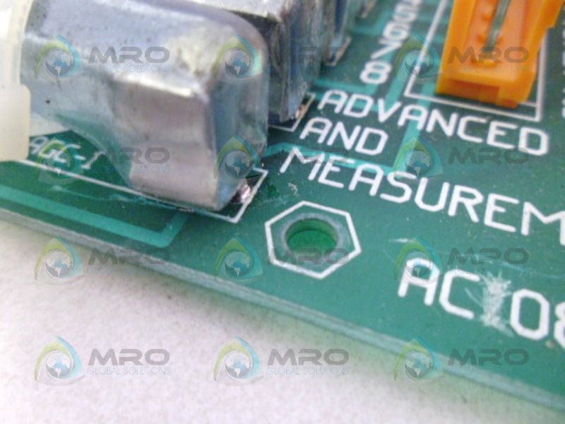 ADVANCED CONTROLS AND MEASUREMENTS AC108 RELAY BOARD UNMP
