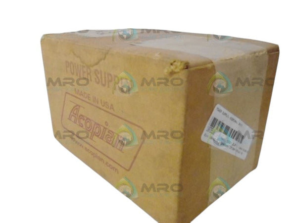ACOPIAN 24J75 REGULATED POWER SUPPLY NSMP