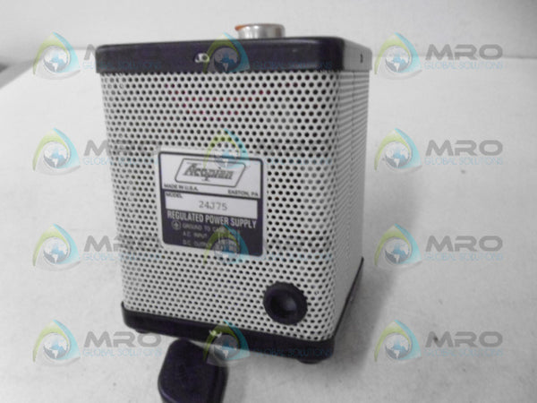 ACOPIAN 24J75 REGULATED POWER SUPPLY NSMP