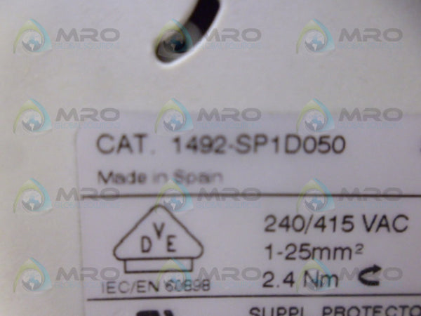 ALLEN BRADLEY 1492-SP1D050 SER.C CIRCUIT BREAKER NSNP IN BX