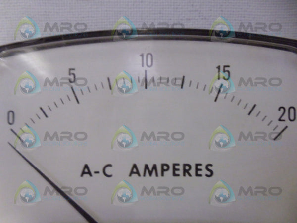 YOKOGAWA 250400HE PANELMETER 0-20A NSMP