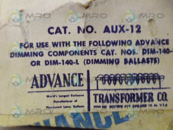 ADVANCE AUX-12 TRANSFORMER NSMP