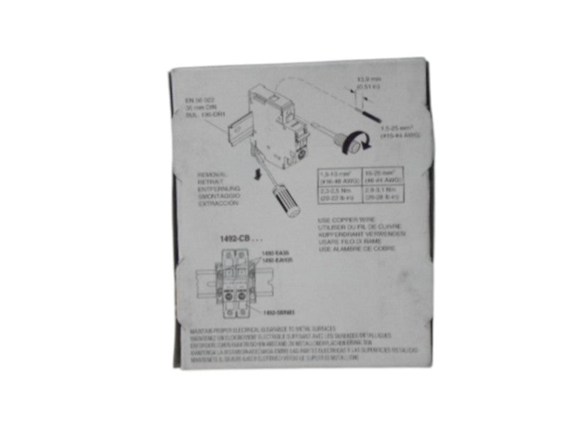 ALLEN BRADLEY 1492-CB1F010 SER.C NSMP