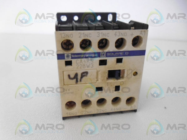 TELEMECANIQUE CA4KN22BW3 CONTROL RELAY  UNMP
