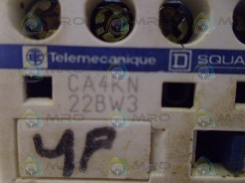 TELEMECANIQUE CA4KN22BW3 CONTROL RELAY  UNMP