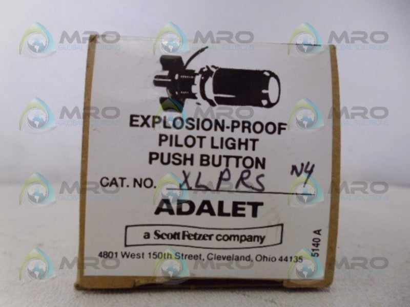 ADALET XLPRS N4 EXPLOSION PROOF PILOT LIGHT PUSH BUTTON NSMP