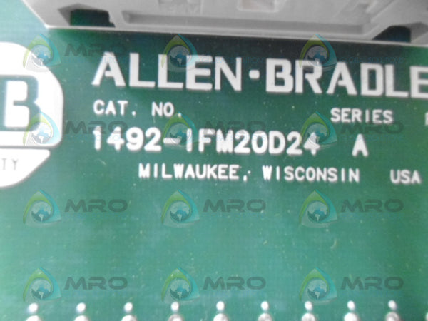 ALLEN BRADLEY 1492-IFM20D24 SER. A INTERFACE MODULE NSNP