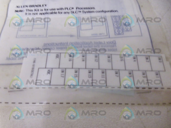 ALLEN BRADLEY 1746-RL45 SER. A OCTAL LABEL KIT NSMP