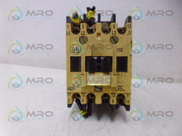 ALLEN BRADLEY 100-A09NZ243 SER. B CONTACTOR 24VDC UNMP