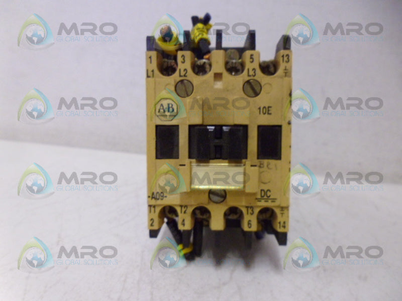 ALLEN BRADLEY 100-A09NZ243 SER. B CONTACTOR 24VDC UNMP