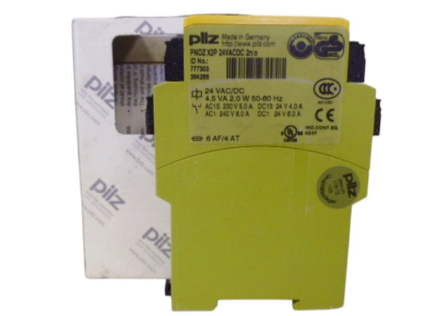 PILZ PNO-ZX-2P24VACDC-2N/0 SAFETY RELAY  NSMP