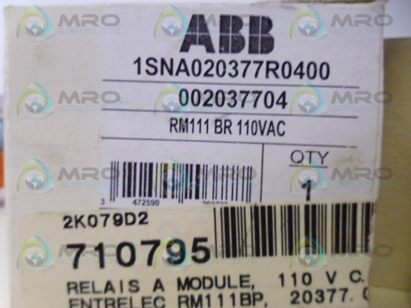 ABB 1SNA020377R0400 WIRING INTERFACE MODULE NSMP