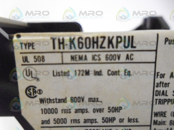 MITSUBISHI TH-K60TA THERMAL OVERLOAD RELAY  NSMP