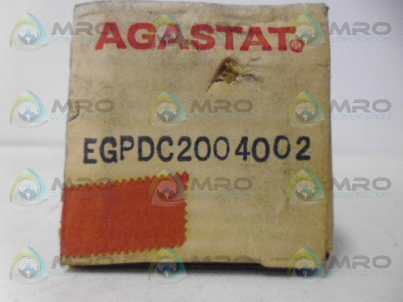 AGASTAT EGPDC2004002 RELAY 125VDC NSMP