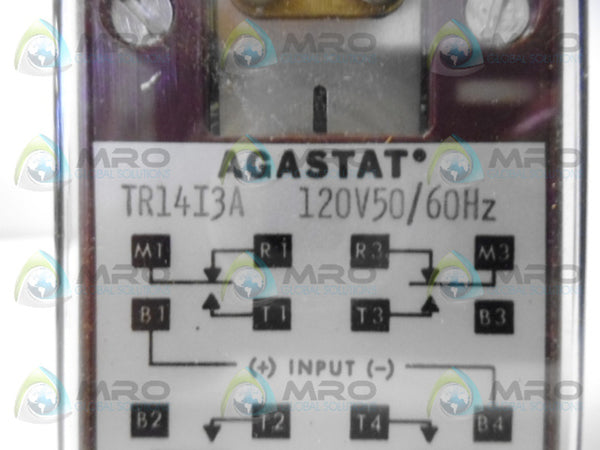 AGASTAT TR14I3A RELAY 120V50/60HZ NSMP