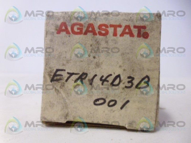 AGASTAT ETR14D3B001 RELAY 125VDC NSMP