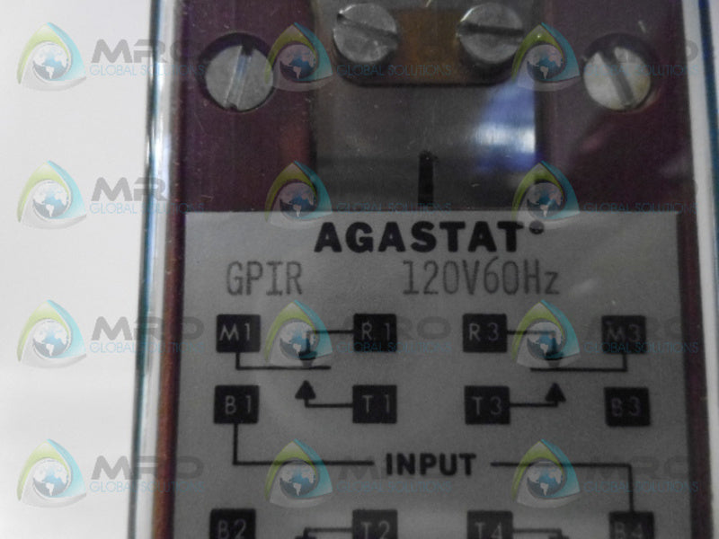 AGASTAT GPIR RELAY 120V 60HZ NSMP