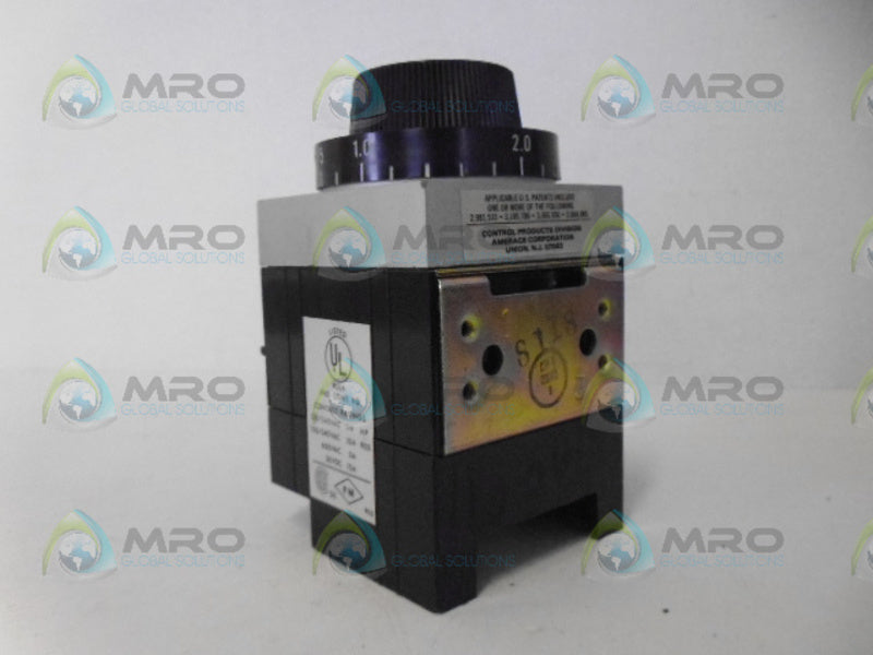 AGASTAT E7012PB001 TIMING DELAY RELAY .5-5 SEC. NSNP