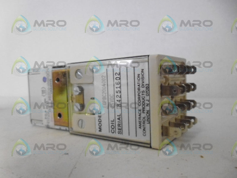 AGASTAT EGPBC2004002 RELAY 24VDC NSMP