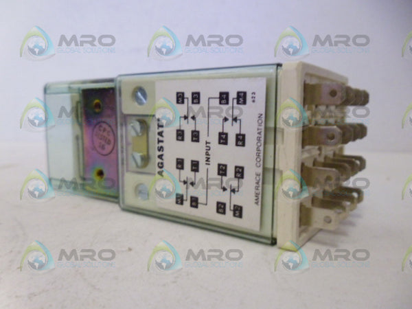 AGASTAT EGPI002 RELAY 120V 60HZ NSNP
