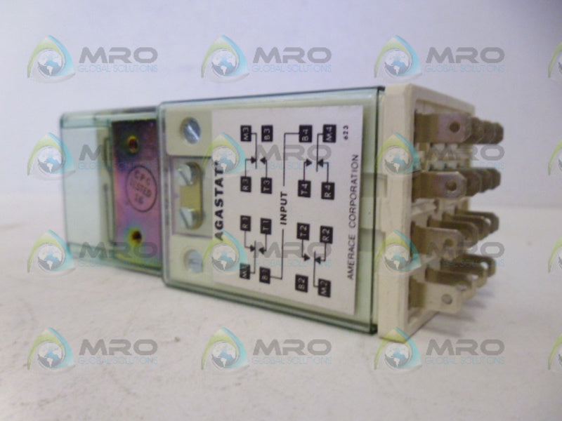 AGASTAT EGPI002 RELAY 120V 60HZ NSNP